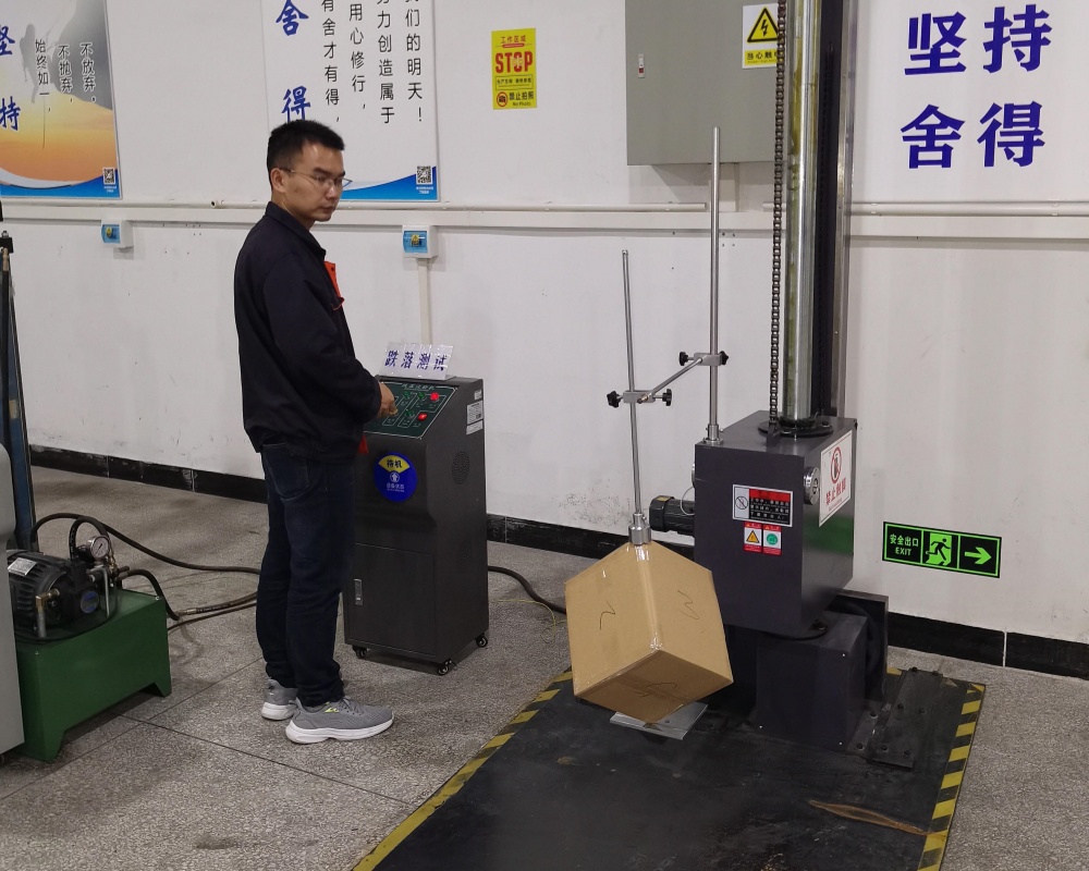 cnc parts packing drop test