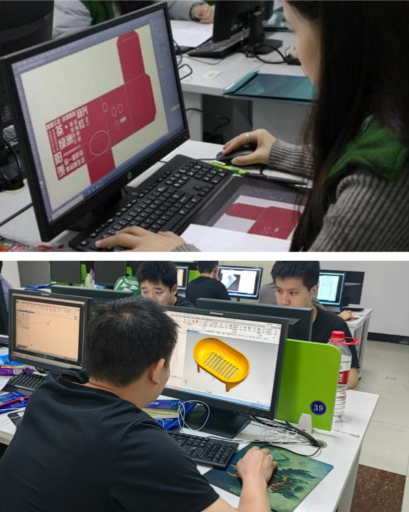 injection parts packing design